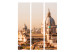 Folding Screen Rome - Bird's Eye View (3-piece) - panorama of an Italian city 133002 additionalThumb 3
