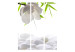 Room Divider Lake of Silence (3-piece) - white stones and nature in zen style 133102 additionalThumb 3