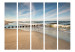 Room Divider Screen Sea Breeze II - seascape and beach landscape against a cloudy sky 134102 additionalThumb 3