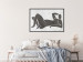 Wall Poster Reclining Goddess - black and white silhouette of a reclining woman in boho style 134202 additionalThumb 4