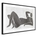 Wall Poster Reclining Goddess - black and white silhouette of a reclining woman in boho style 134202 additionalThumb 6