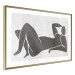 Wall Poster Reclining Goddess - black and white silhouette of a reclining woman in boho style 134202 additionalThumb 7