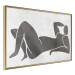 Wall Poster Reclining Goddess - black and white silhouette of a reclining woman in boho style 134202 additionalThumb 12
