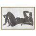 Wall Poster Reclining Goddess - black and white silhouette of a reclining woman in boho style 134202 additionalThumb 17