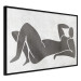Wall Poster Reclining Goddess - black and white silhouette of a reclining woman in boho style 134202 additionalThumb 11