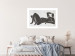 Wall Poster Reclining Goddess - black and white silhouette of a reclining woman in boho style 134202 additionalThumb 3