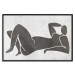 Wall Poster Reclining Goddess - black and white silhouette of a reclining woman in boho style 134202 additionalThumb 16