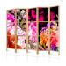 Folding Screen Luxuriant Summer II (5-piece) - composition of beautiful colorful flowers 134302 additionalThumb 5