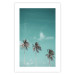 Poster On Freedom - tropical landscape of three palms against clear sky 135302 additionalThumb 13