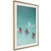 Poster On Freedom - tropical landscape of three palms against clear sky 135302 additionalThumb 8