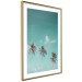 Poster On Freedom - tropical landscape of three palms against clear sky 135302 additionalThumb 4