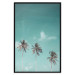 Poster On Freedom - tropical landscape of three palms against clear sky 135302 additionalThumb 12