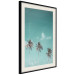 Poster On Freedom - tropical landscape of three palms against clear sky 135302 additionalThumb 10