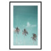 Poster On Freedom - tropical landscape of three palms against clear sky 135302 additionalThumb 19