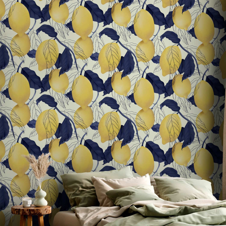 Modern Wallpaper Lemon Garden 135702 additionalImage 4