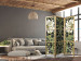 Room Divider Beauty of Sketch (3-piece) - unique composition of plants and flowers 136102 additionalThumb 6