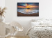 Canvas Gentle Wave (1-piece) Wide - beach against the backdrop of a sunset 137502 additionalThumb 3