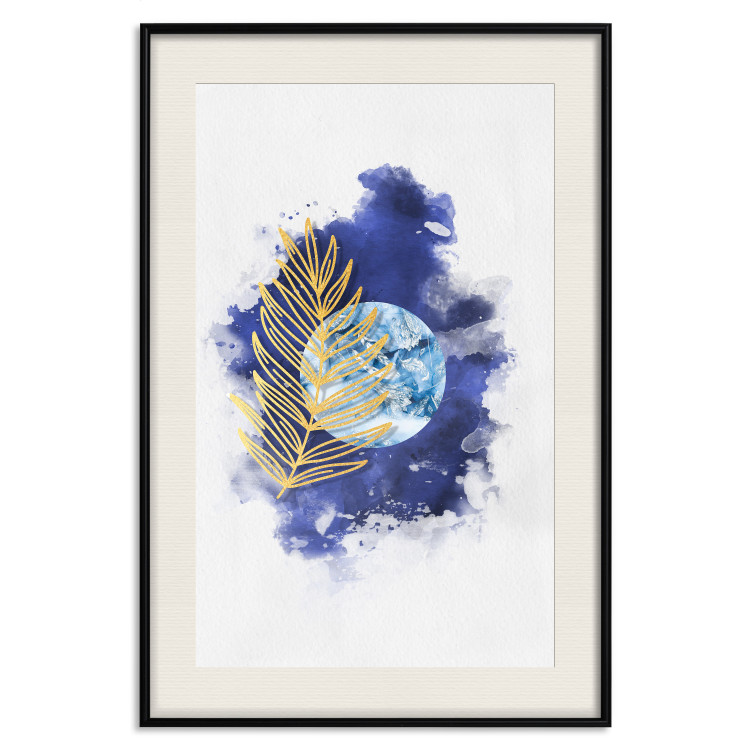Poster Magical Plant - abstract composition of moon in watercolor motif 137702 additionalImage 3