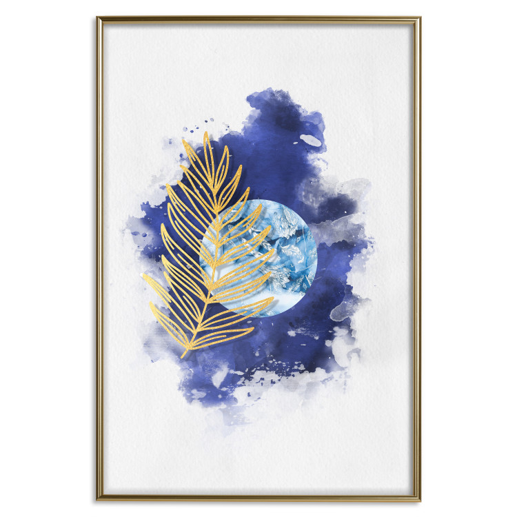 Poster Magical Plant - abstract composition of moon in watercolor motif 137702 additionalImage 6