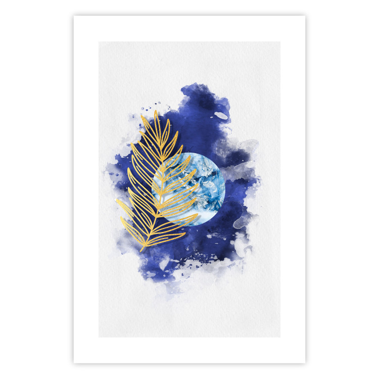 Poster Magical Plant - abstract composition of moon in watercolor motif 137702 additionalImage 8