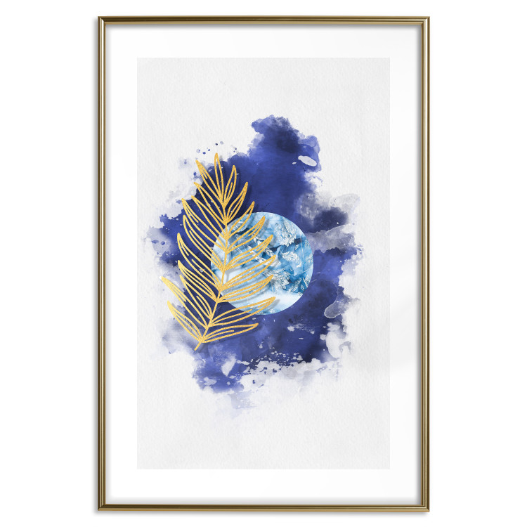 Poster Magical Plant - abstract composition of moon in watercolor motif 137702 additionalImage 4