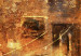 Canvas Metropolis of Wealth (1-piece) - cityscape and bridge in golden tones 142602 additionalThumb 4