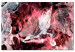 Canvas Universe (1-piece) Wide - second variant - pink abstraction 143002
