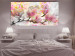 Canvas Print Blooming Magnolia (1-piece) - tree covered with pink flowers 144502 additionalThumb 3
