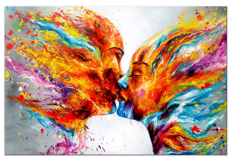 Large canvas print Fiery Kiss [Large Format] 151002