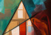 Large canvas print Abstract Landscape - Geometric Composition Generated by AI [Large Format] 151102 additionalThumb 5