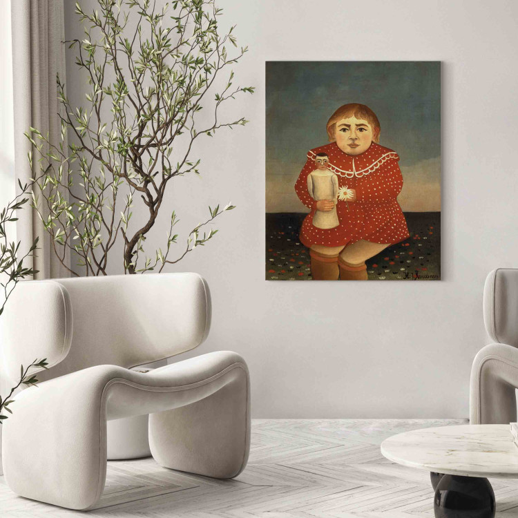 Reproduction Painting H.Rousseau, Mädchen mit Puppe 154402 additionalImage 3