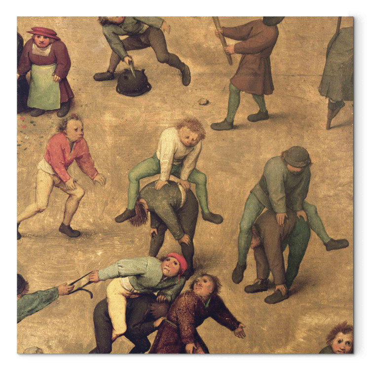 Art Reproduction Children's Games (Kinderspiele): detail of children playing leap-frog 156802