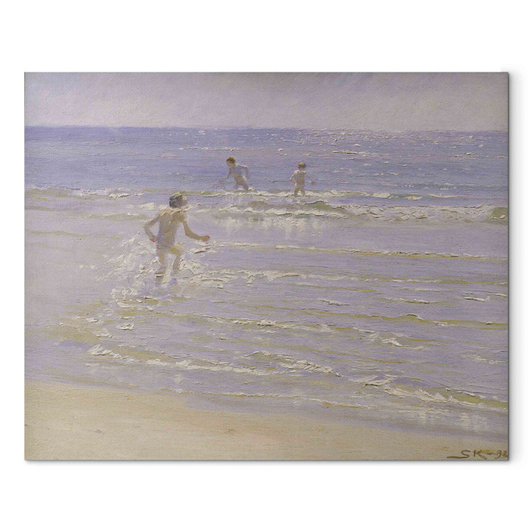Reproduction Painting Sunshine at Skagen: Boys Swimming 157602