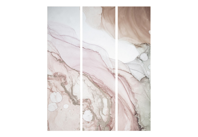 Room Divider Abstract - Spilled Patches of Color in Shades of Soft Pink [Room Dividers] 159802 additionalImage 3
