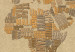 Canvas The world map in beige and brown 55402 additionalThumb 4