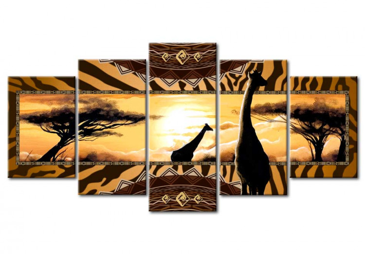 Canvas Print African giraffes 55502
