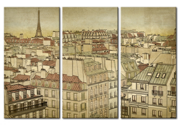 Canvas Print Paris - the city of harmony 55602