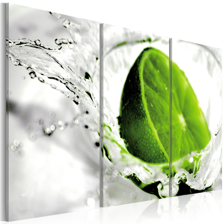 Canvas Print Refreshing lime 58502 additionalImage 2