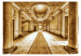 Photo Wallpaper Marble Mystery - Sepia Elements of Classical Architecture in Gold 60202 additionalThumb 1