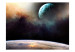 Photo Wallpaper Space - Landscape with Space and Dark Sky with a View of the World 60602 additionalThumb 1