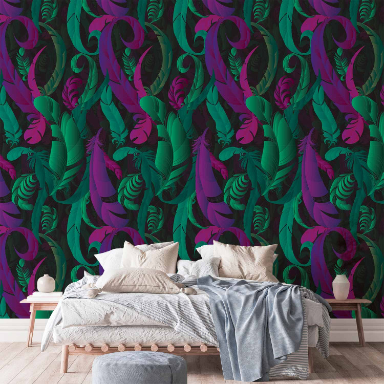Modern Wallpaper Dance of feathers 89102 additionalImage 4