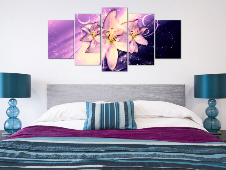 Canvas Art Print Purple Galaxy 92902 additionalImage 3
