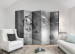 Folding Screen Abstract Grayness II - diamond in the glow of a corridor in a gray motif 95702 additionalThumb 2