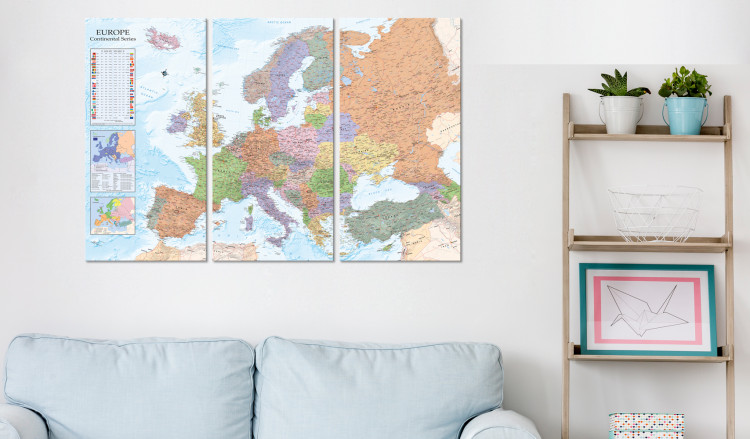 Decorative Pinboard World Maps: Europe II [Cork Map] 97402 additionalImage 2