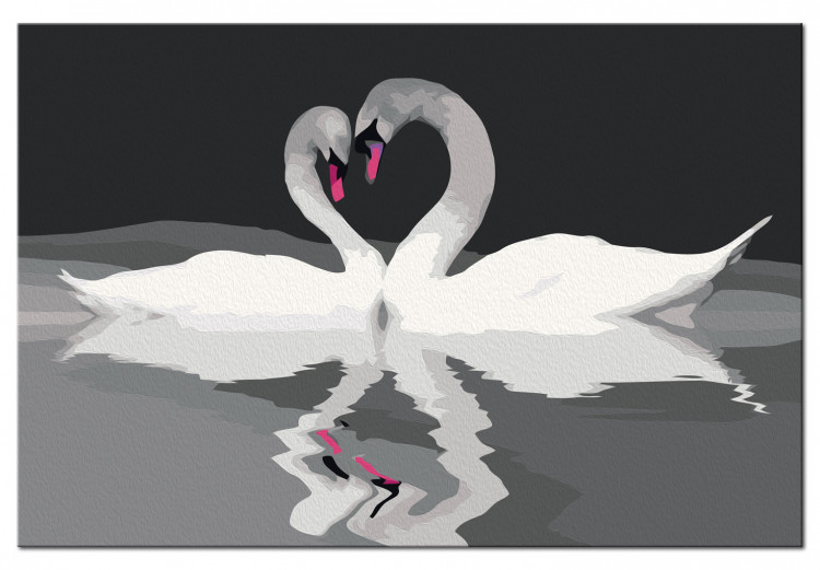 Paint by Number Kit Pair of Swans 107512 additionalImage 6