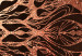 Canvas Print Hypnosis (5-part) Narrow - Mandala on Orange Background in Zen Style 107812 additionalThumb 5