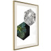 Poster Flowers with Marble - geometric abstraction with a botanical motif 114312 additionalThumb 2