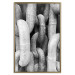Wall Poster Old chain - close-up of black and white thick metal in retro style 114912 additionalThumb 16