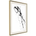 Wall Poster Black splatter - black and white minimalist composition with splashes 115112 additionalThumb 4