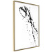 Wall Poster Black splatter - black and white minimalist composition with splashes 115112 additionalThumb 5